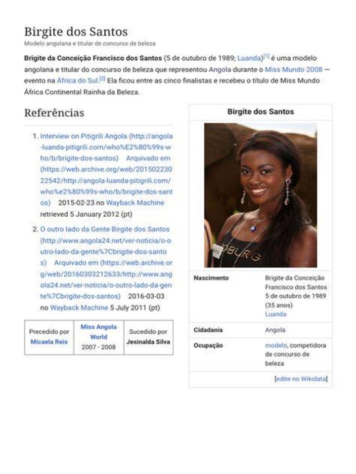 Birgite dos Santos